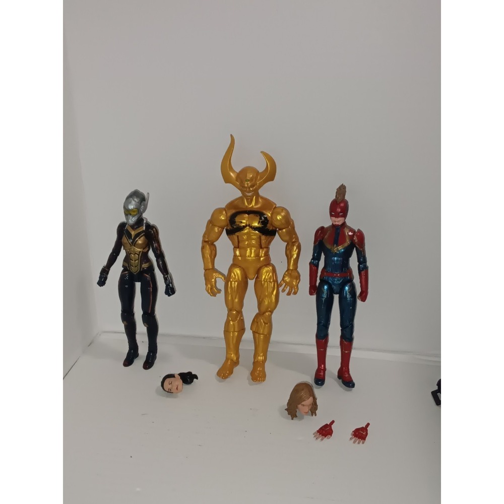 Marvel Legends Hasbro 6" Figure  Wasp, Ex Nihilo & Captain Marvel Lot